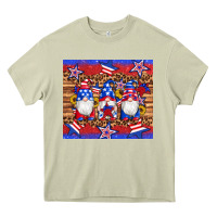 Mossy american flag gnomes star leopard glitter tumbler Heavy Core Tee - Artiststas