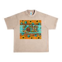 French Oak Sunflower Leopard Thanksgiving Love Urban Heavy Tee - Artiststas