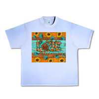 Grape Ice Sunflower Leopard Thanksgiving Love Urban Heavy Tee - Artiststas