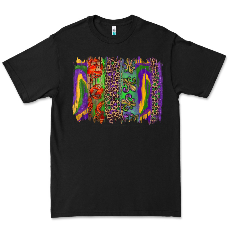 Mardi Gras Brushstrokes Premium Tee by RanaPortraitStore | Teevron