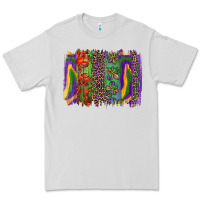 Dove Grey Mardi Gras Brushstrokes Premium Tee - RanaPortraitStore