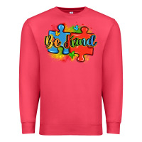 Cardinal be kind autism Premium Sweatshirt - LillyAllenDesigns
