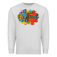 Dove Grey be kind autism Premium Sweatshirt - LillyAllenDesigns