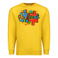 Lemon be kind autism Premium Sweatshirt - LillyAllenDesigns