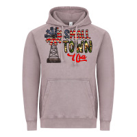 Vintage Zinc small town usa Vintage Hoodie - CowhideDigitalArt