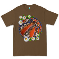 Cacao basketball with patterns and daisies Premium Tee - texasbilliewilder