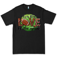 Black for the love of the game football Premium Tee - BarkalooDesign
