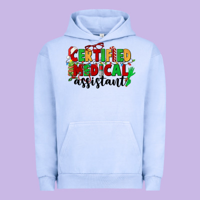 Certified Medical Assistant Urban Hoodie Designed By Cowgirlartshop