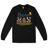 Black barn mom sunflower Long Sleeve Tee - NancyCooperArtShop