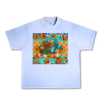 Grape Ice Thanksgiving Truck With Turkey Urban Heavy Tee - Artiststas
