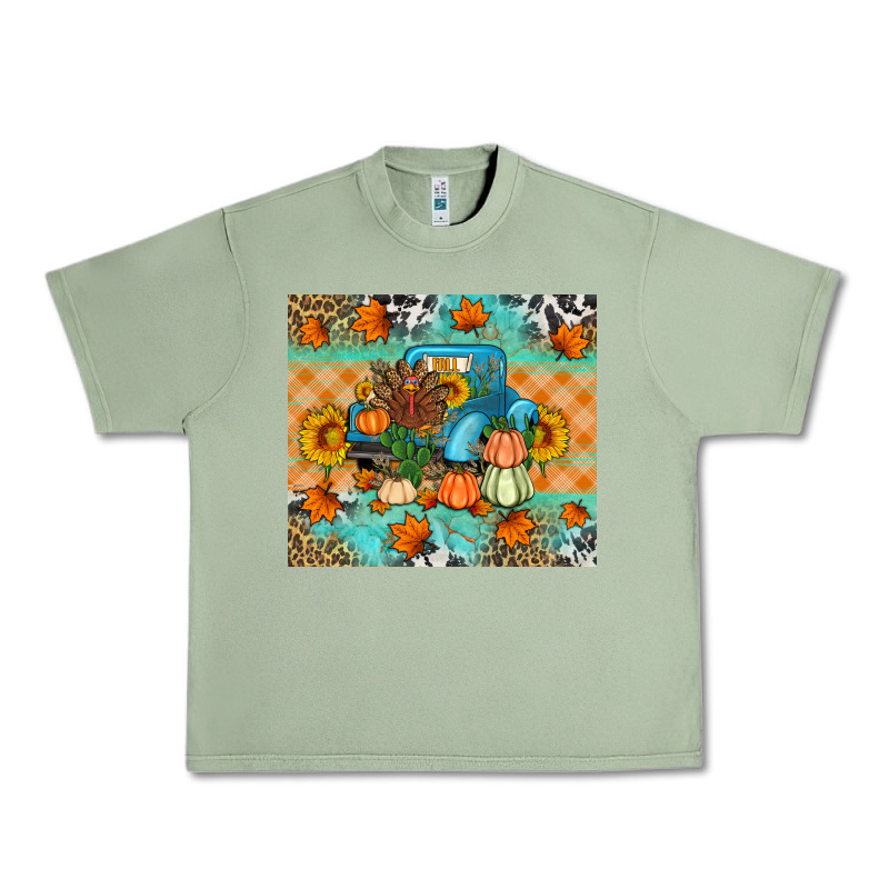 Thanksgiving Truck With Turkey Urban Heavy Tee by Artiststas | Teevron