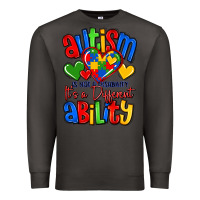 Smoke autism is not a disability it's a different abilit Premium Sweatshirt - LillyAllenDesigns