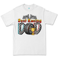 White best racing dad Premium Tee - texasbilliewilder