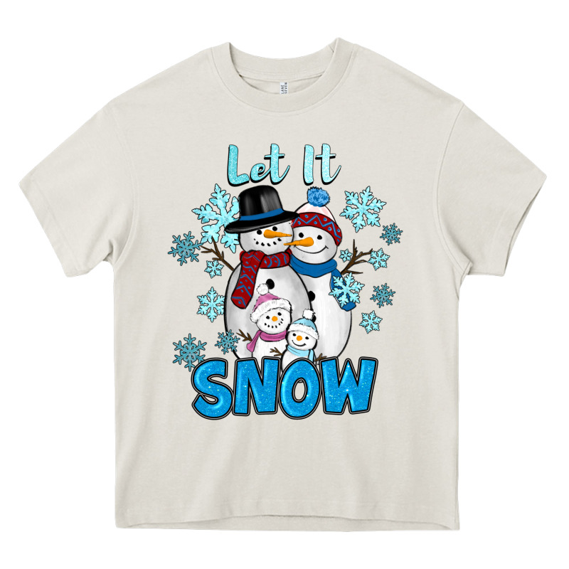 Let It Snow Heavy Core Tee by RanaPortraitStore | Teevron