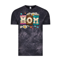 Cloud Black daisy mom Vintage Tee - AdoDesignShop