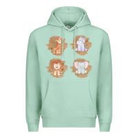 Seafoam Safari Baby Animal Clipart Premium Hoodie - Bettercallsaul