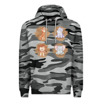 Slate Camo Safari Baby Animal Clipart Premium Hoodie - Bettercallsaul