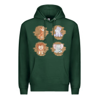 Sports Green Safari Baby Animal Clipart Premium Hoodie - Bettercallsaul