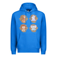 True Royal Safari Baby Animal Clipart Premium Hoodie - Bettercallsaul