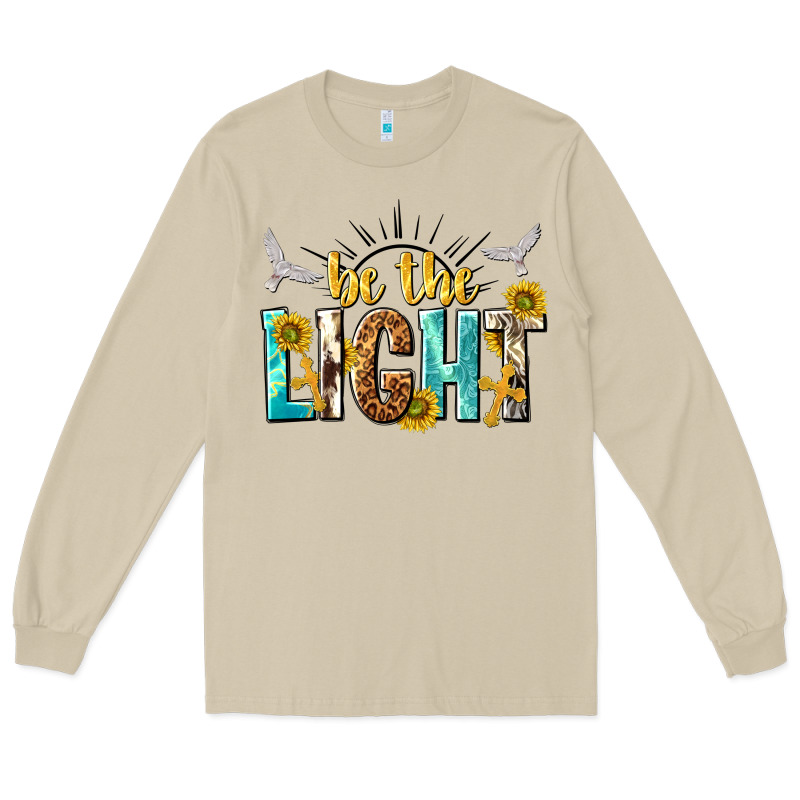 Be The Light Long Sleeve Tee by NancyCooperArtShop | Teevron
