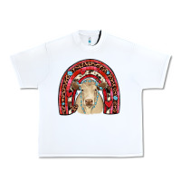 White valentines charolais  rainbow Urban Heavy Tee - JahusDesignShop