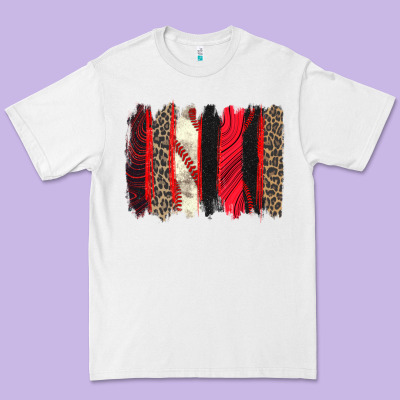 Baseball Brushstroke Premium Tee Designed By Zillion Design Studio