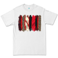 White baseball brushstroke Premium Tee - Zillion Design Studio