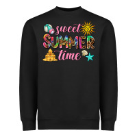 Black sweet summer time Heavyweight Sweatshirt - AdoDesignShop