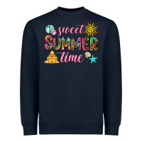 Navy sweet summer time Heavyweight Sweatshirt - AdoDesignShop