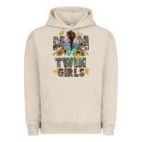 Pigment French Oak mom of twin girls mother's day Urban Hoodie - CowGirlArtShop