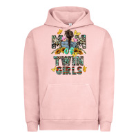 Pigment Salmon mom of twin girls mother's day Urban Hoodie - CowGirlArtShop