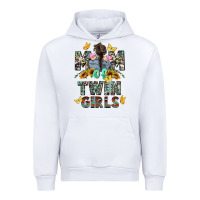 White mom of twin girls mother's day Urban Hoodie - CowGirlArtShop