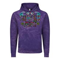Cloud Purple summer aunt Vintage Hoodie - CowhideDigitalArt
