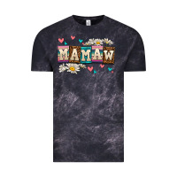 Cloud Black daisy mamaw Vintage Tee - AdoDesignShop