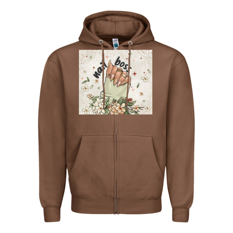 Nail Boss Zipper Hoodie by MaliasSmallBusiness | Teevron