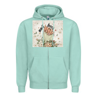 Seafoam nail boss Zipper Hoodie - MaliasSmallBusiness