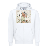 White nail boss Zipper Hoodie - MaliasSmallBusiness