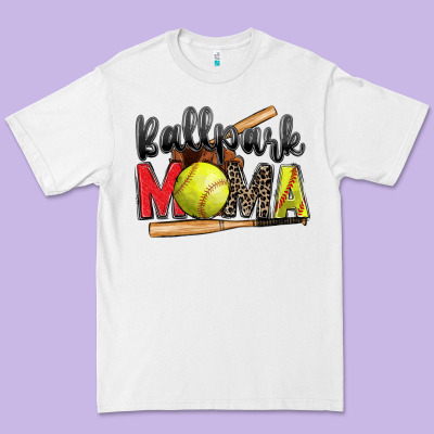 Ballpark Mama Softball Premium Tee Designed By Zillion Design Studio