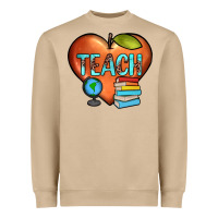 Teach Heart Heavyweight Sweatshirt | Teevron