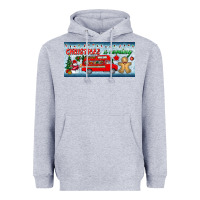 Heather Grey christmas is coming license plate Heavyweight Hoodie - BundleAndBundleShop