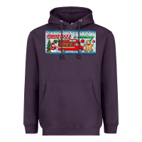 Plum christmas is coming license plate Heavyweight Hoodie - BundleAndBundleShop