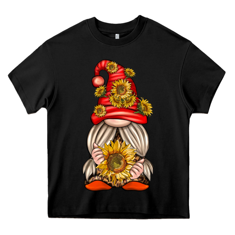 Western Gnome With Sunflowers Heavy Core Tee by texasbilliewilder | Teevron