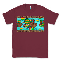 Burgundy western hearts autism cup Classic Tee - Artiststas