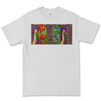 Dove Grey Mardi gras brushstrokes crawfish fleur de lis Premium Tee - RanaPortraitStore