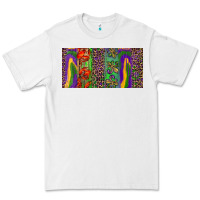 White Mardi gras brushstrokes crawfish fleur de lis Premium Tee - RanaPortraitStore