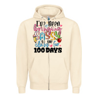 Sandshell 100 days of school Zipper Hoodie - MaliasSmallBusiness