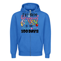 True Royal 100 days of school Zipper Hoodie - MaliasSmallBusiness