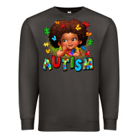 Smoke autism afro girl Premium Sweatshirt - LillyAllenDesigns