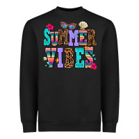 Black summer vibes Heavyweight Sweatshirt - AdoDesignShop