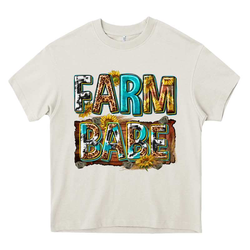 Western Farm Babe Heavy Core Tee by texasbilliewilder | Teevron